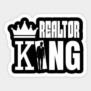 R e a l t o r  King Sticker